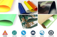 pvc Coated Polyester Fabric Fire Retardant  for military tarpaulin anti-uv high sthengh